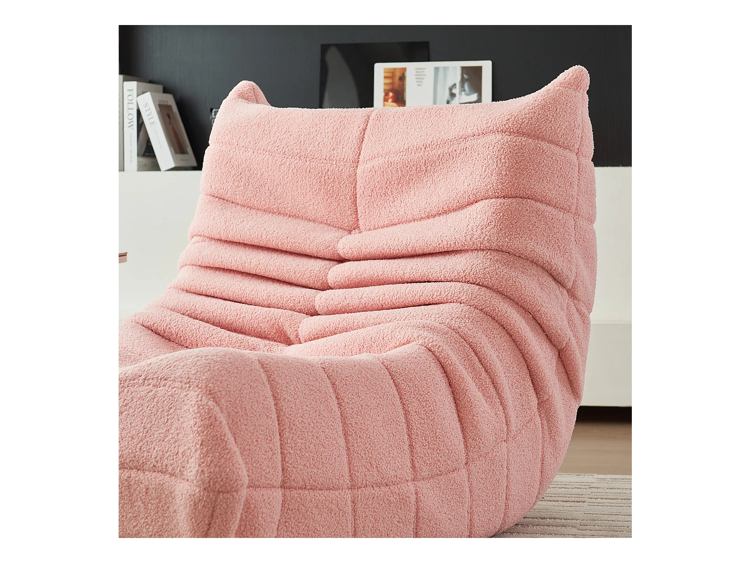Chillsessel Einzelsofa Lazy Sofa Sessel, Rosa