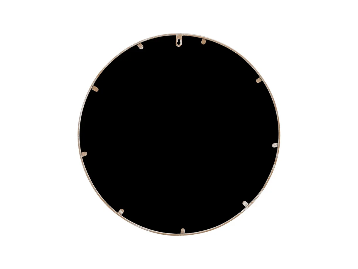 Espelho Redondo em Ferro Areia para Decoração de Interiores 40x2,5 cm