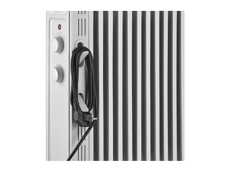 Radiateur électrique bain d'huile - SENCOR - SOH 3411WH - 2300 W - 2 boutons - Blanc
