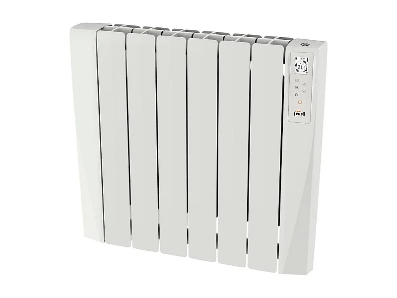 Radiateur électrique - Fluide caloporteur - 1000 W - Ferroli - Néo connecté - Horizontal - Blanc