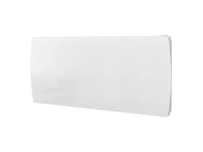 Radiateur électrique fixe a inertie seche céramique 2000W OCEANIC Rubis - Façade verre - Blanc - NF