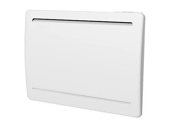 Radiateur électrique fixe a inertie seche céramique 1000W OCEANIC Rubis - Design galbé - Blanc - NF