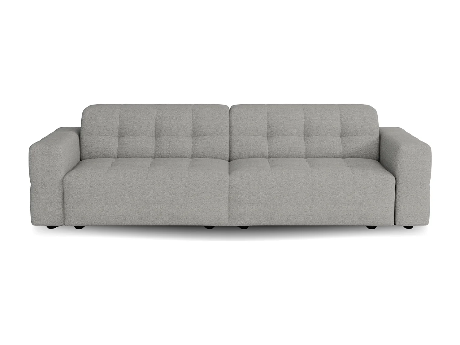 Bergamo Canapé 3 places – tissu Raven 7 gris, 244×102×70 cm