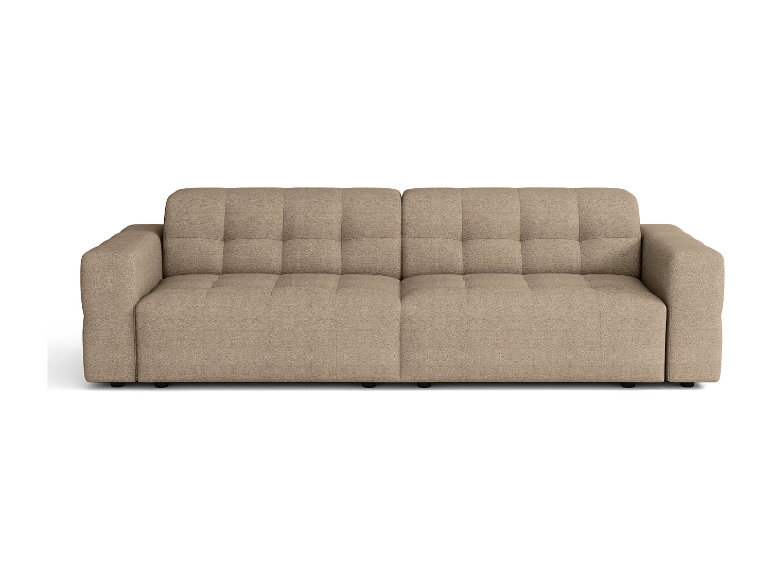 Sofa Bergamo 3-osobowa, tkanina Raven 30 beżowa– 244×102×70 cm