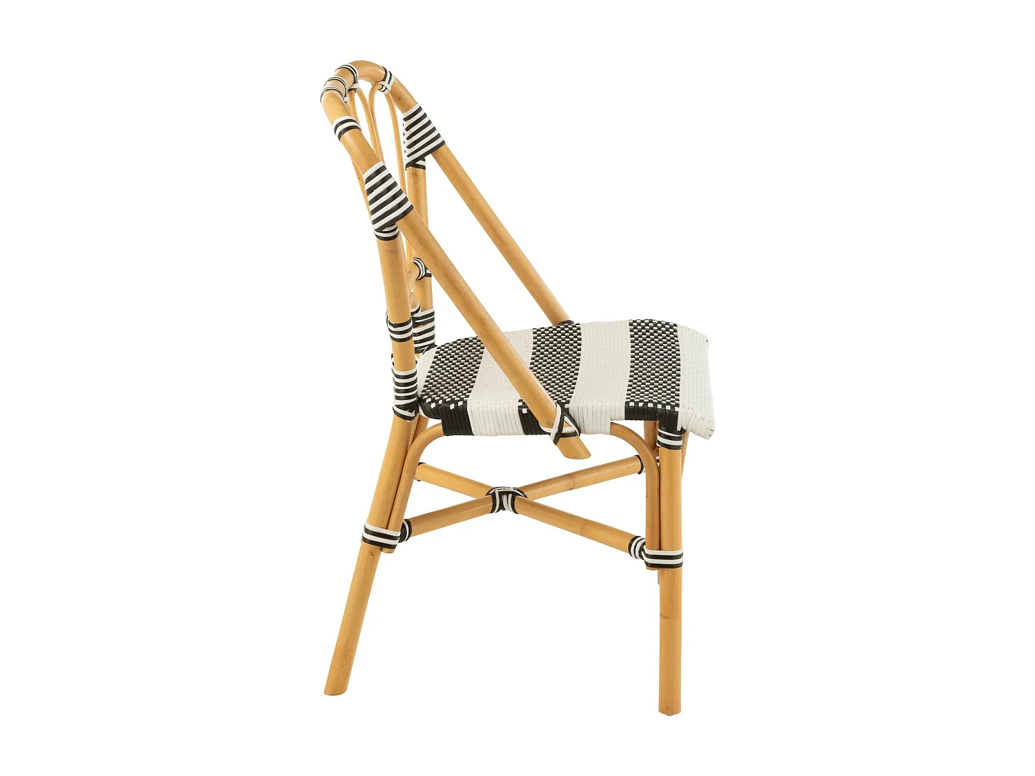 Chaises parisiennes tressées rayures (lot de 2) - MONTMARTRE