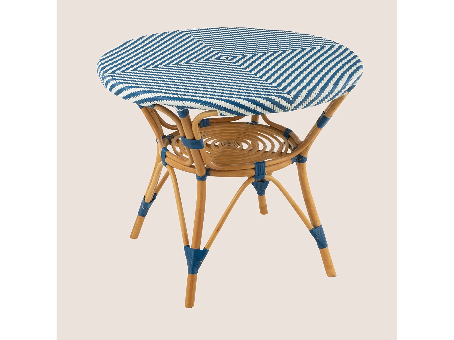 Table ronde parisienne tressée D90 2 places - MONTMARTRE