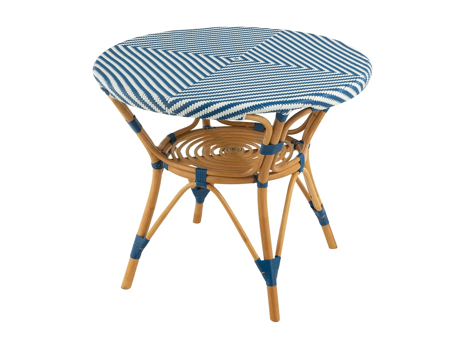 Table ronde parisienne tressée D90 2 places - MONTMARTRE