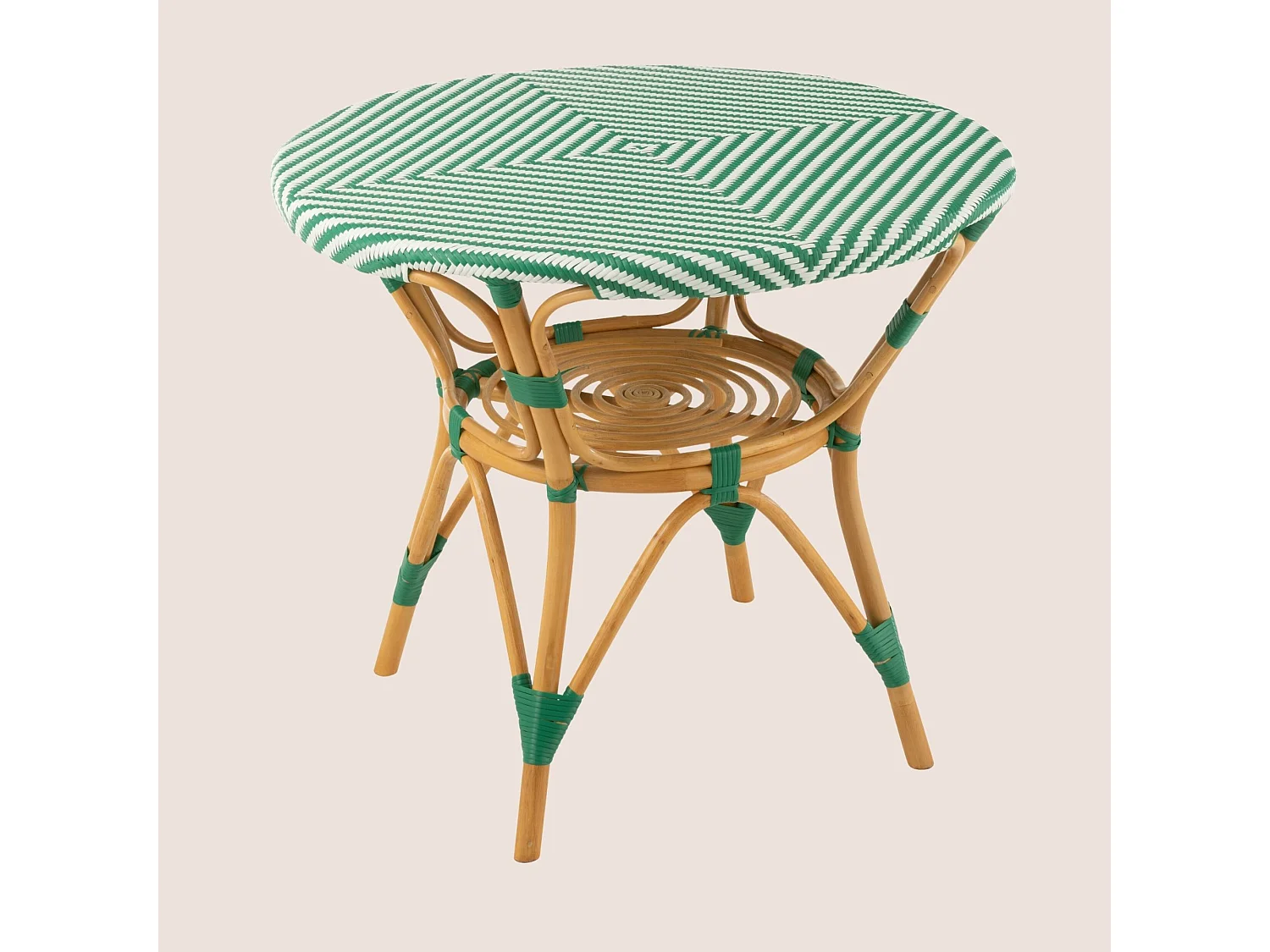 Table ronde parisienne tressée D90 2 places - MONTMARTRE