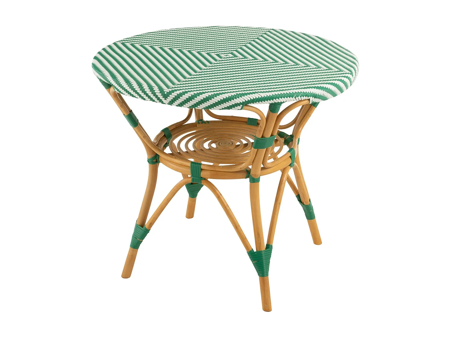 Table ronde parisienne tressée D90 2 places - MONTMARTRE