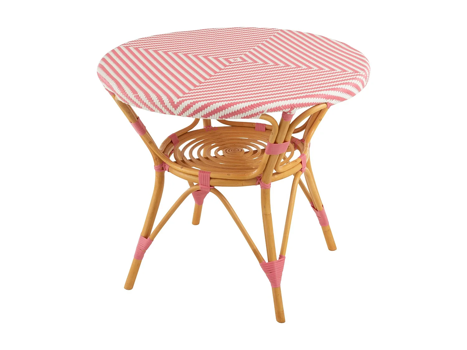 Table ronde parisienne tressée D90 2 places - MONTMARTRE