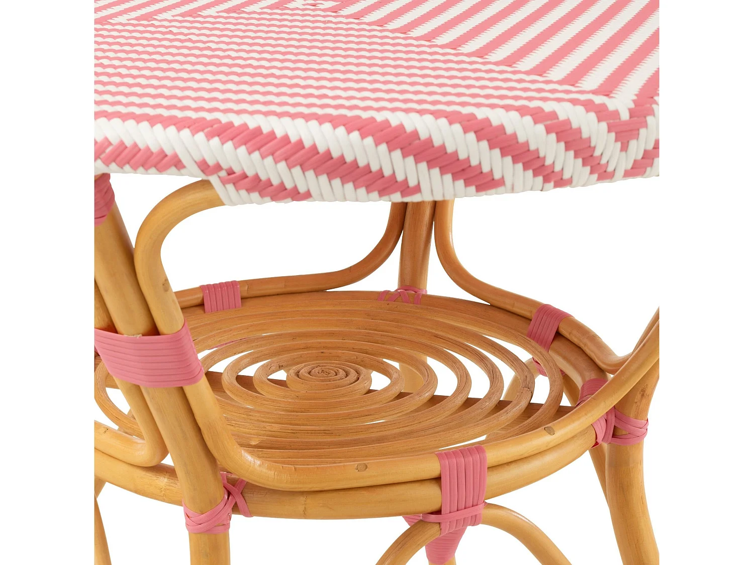 Table ronde parisienne tressée D90 2 places - MONTMARTRE