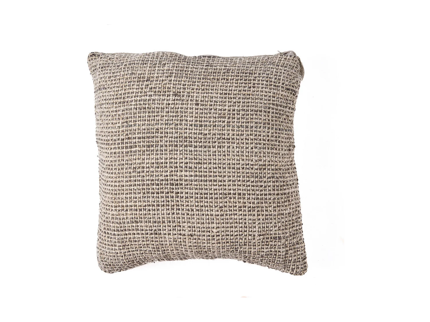 La Housse de Coussin Linen Grain - Noir Naturel