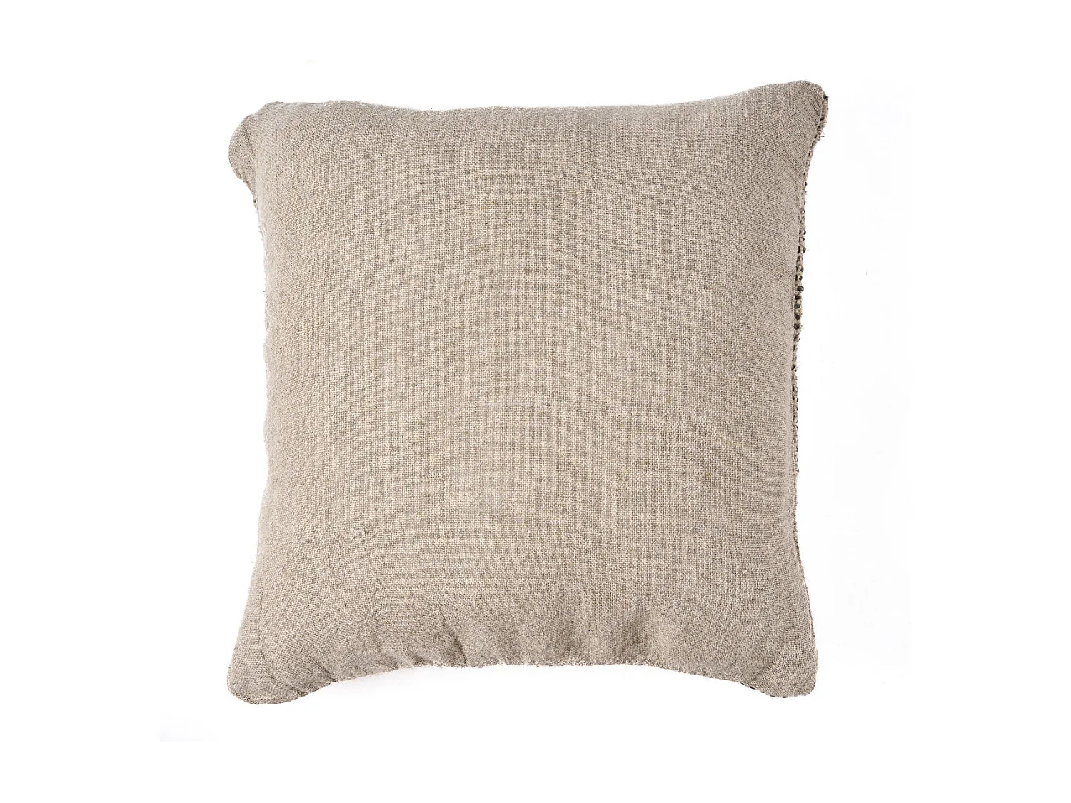 La Funda de Cojín Linen Grain - Negro Natural