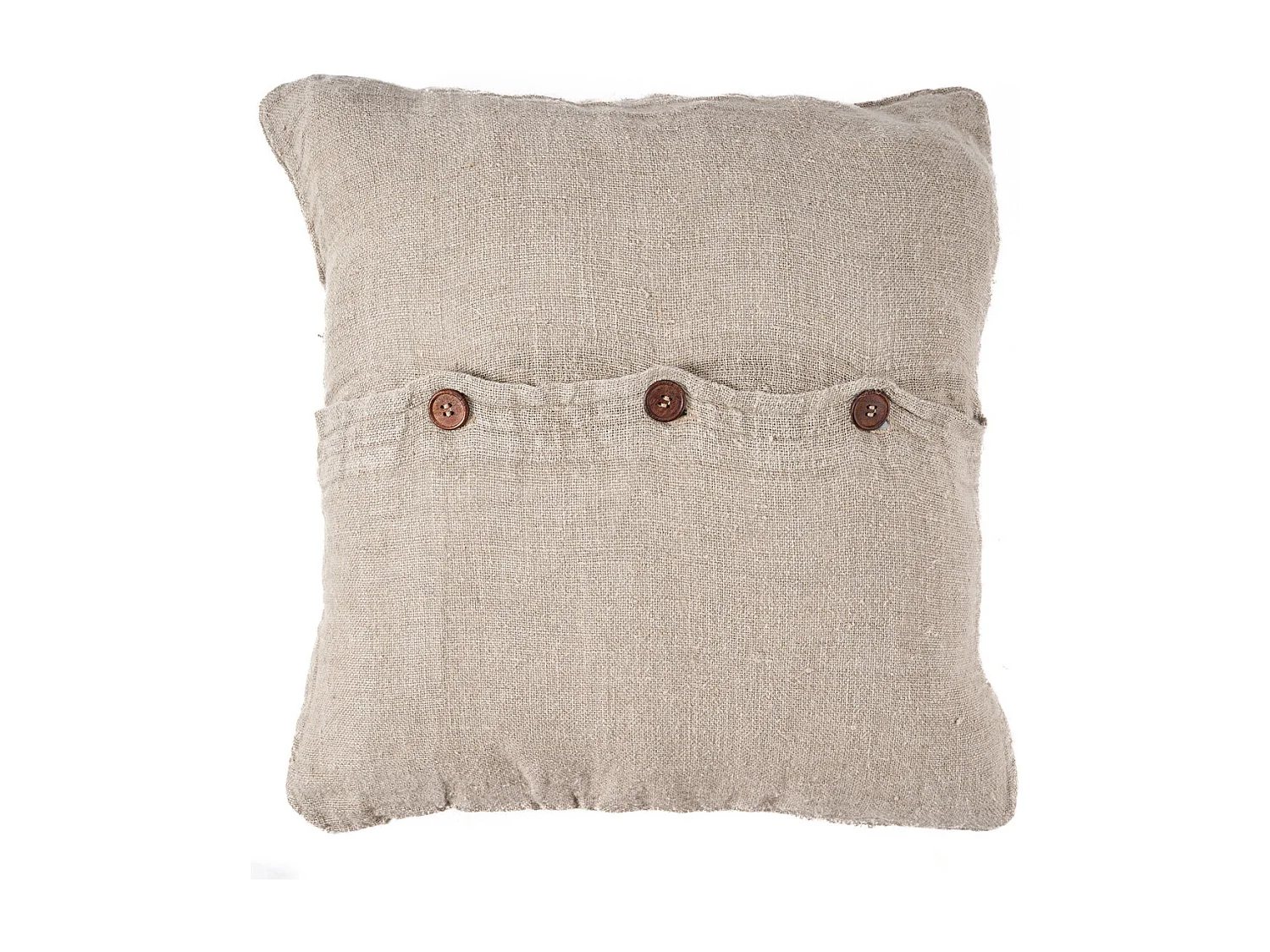 La Housse de Coussin Linen Edit - Naturel