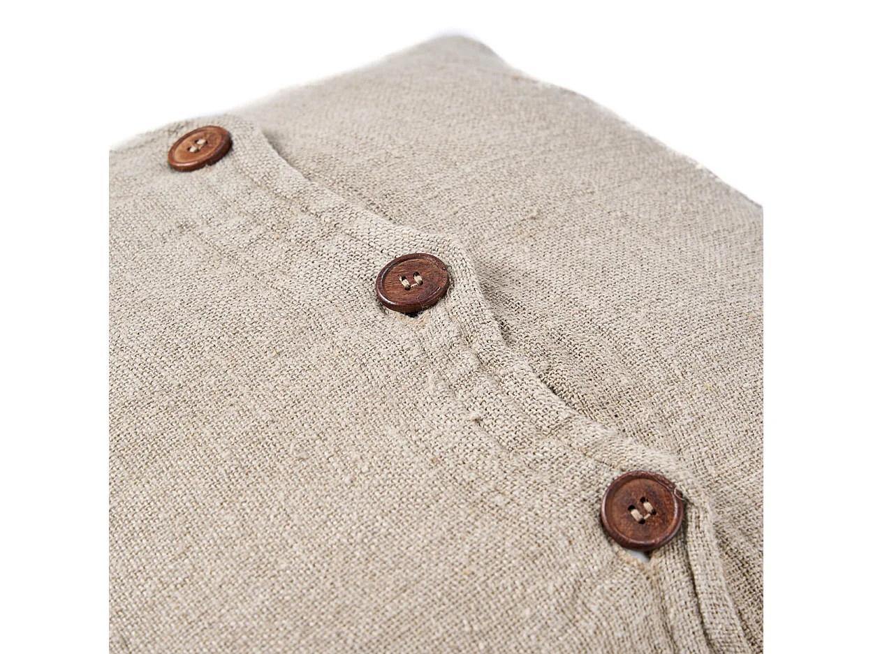 La Housse de Coussin Linen Edit - Naturel