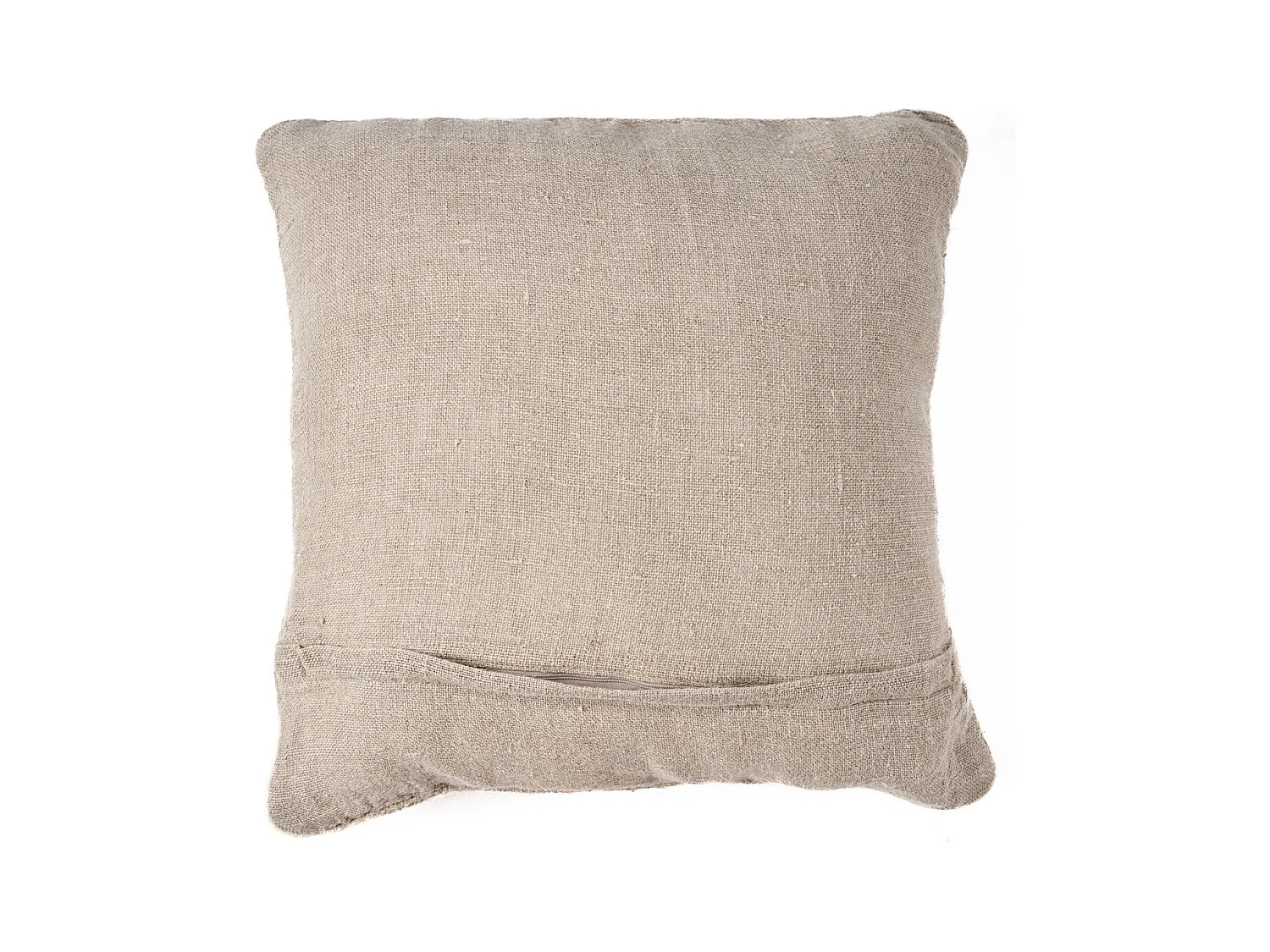 De Linen Stitch Kussensloop - Naturel Wit