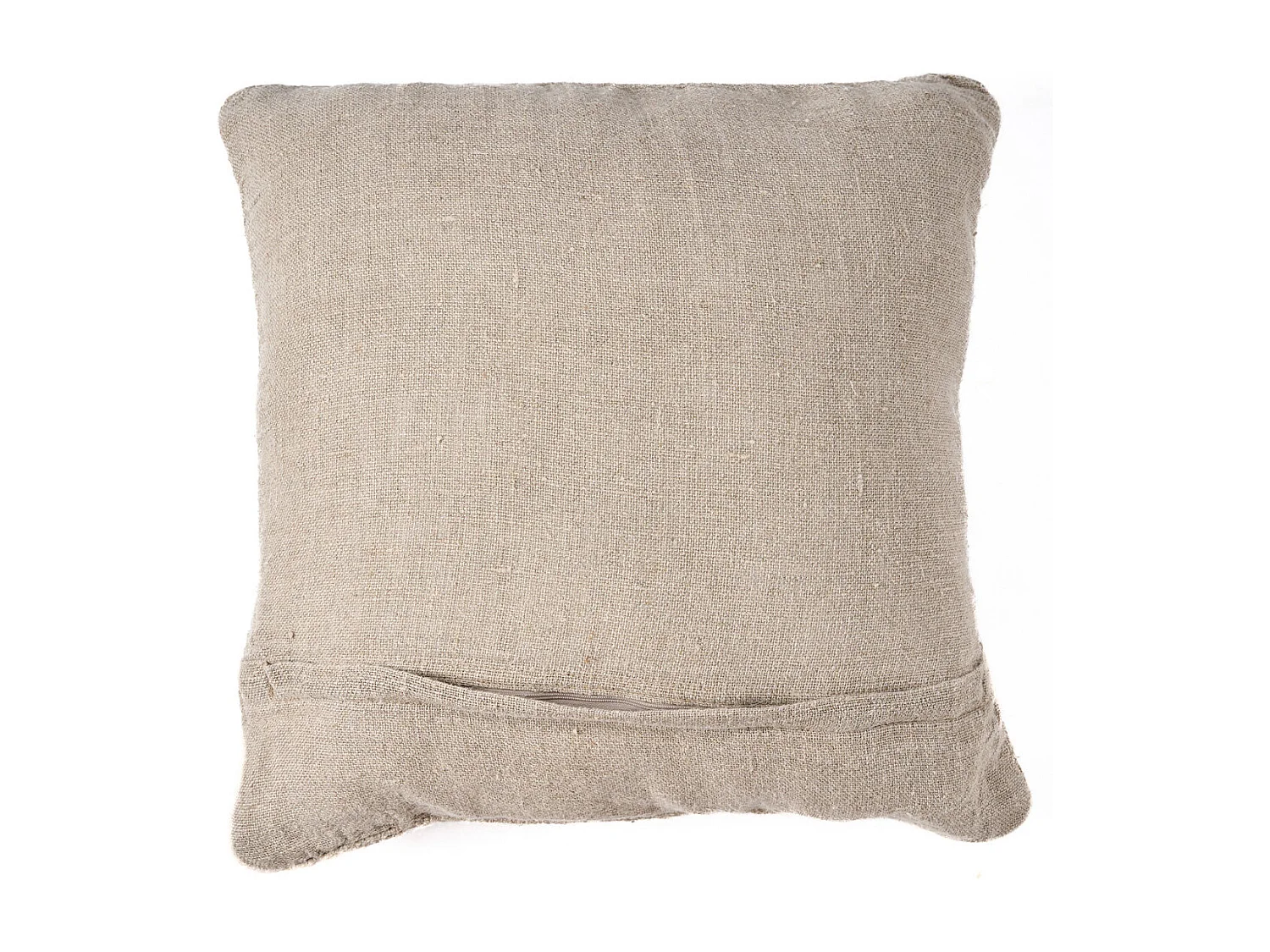 La Housse de Coussin Linen Stitch - Blanc Naturel