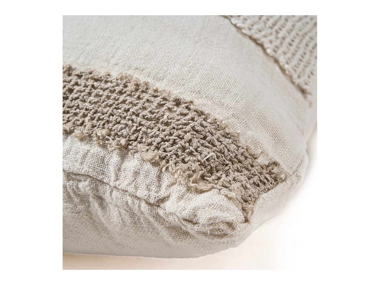 De Linen Threads Kussensloop - Naturel
