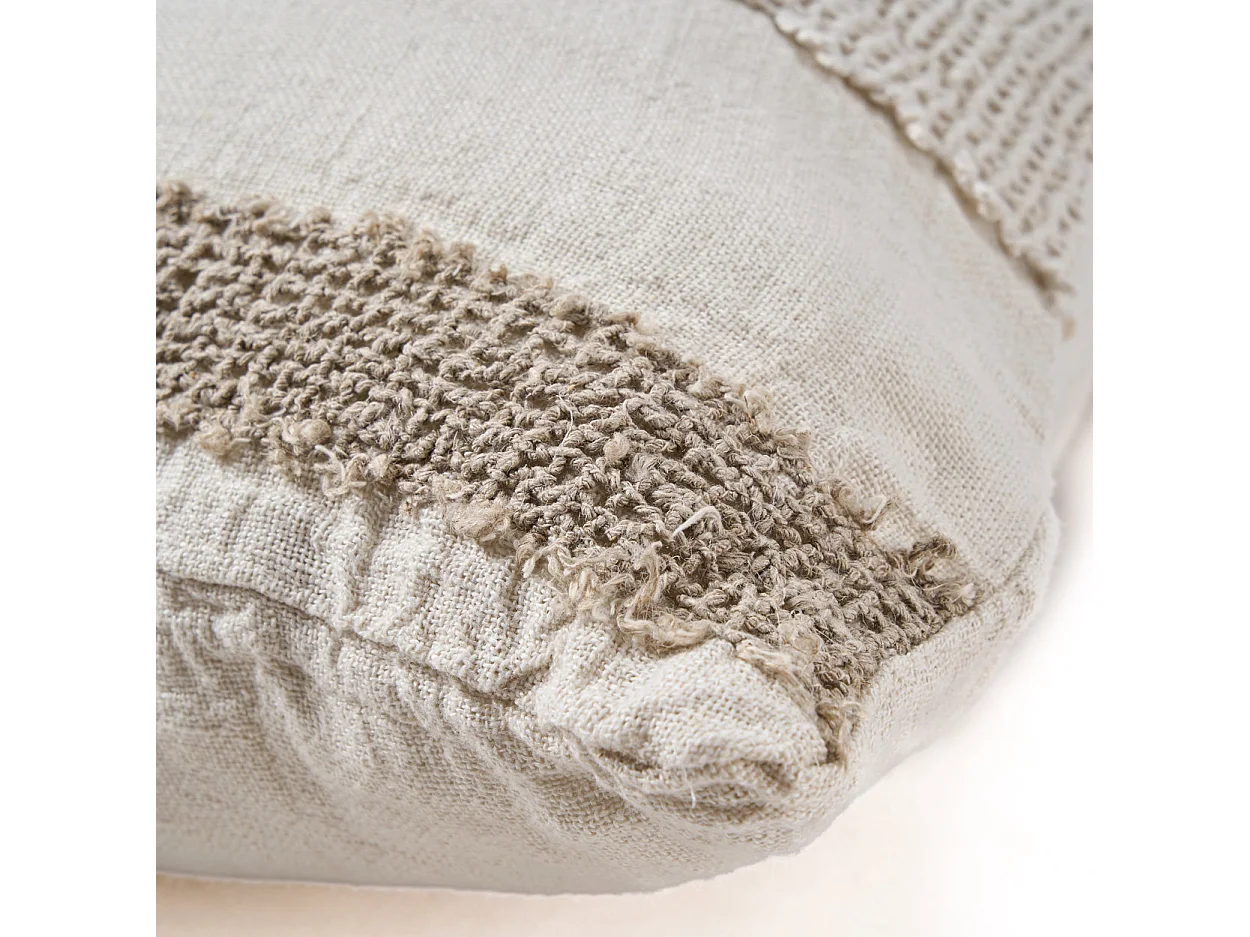 La Housse de Coussin Linen Threads - Naturel