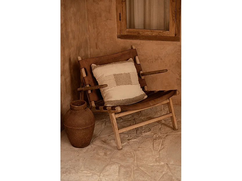 La Housse de Coussin Linen Threads - Naturel