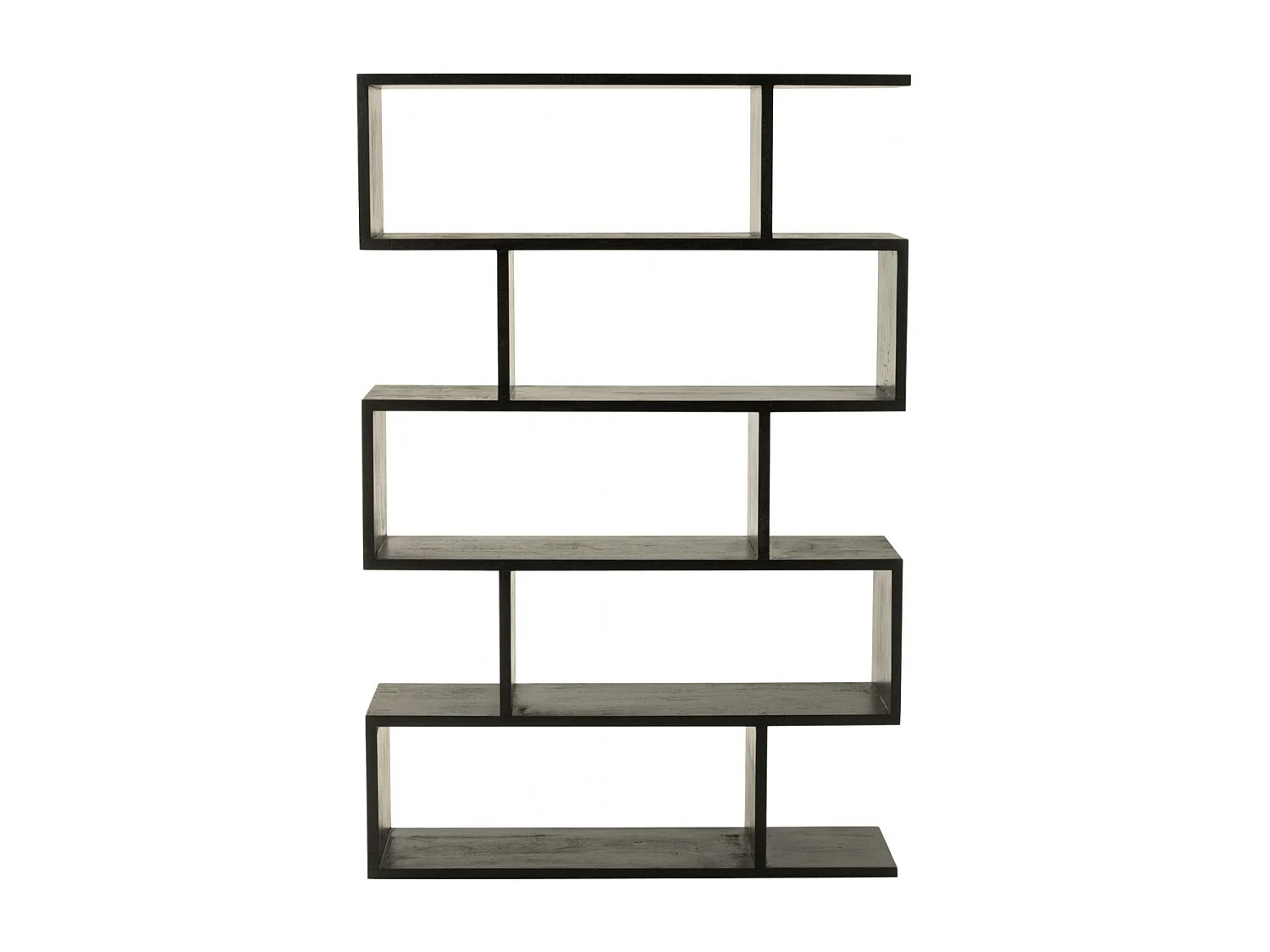 Bibliothèque déstructurée en manguier 5 niches - MAKATI