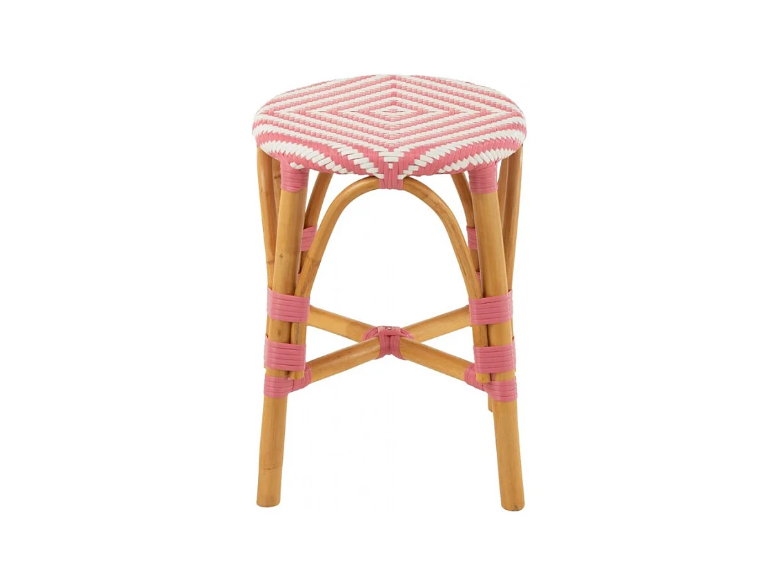 Tabourets parisiens avec assise tressée (lot de 2) - MONTMARTRE