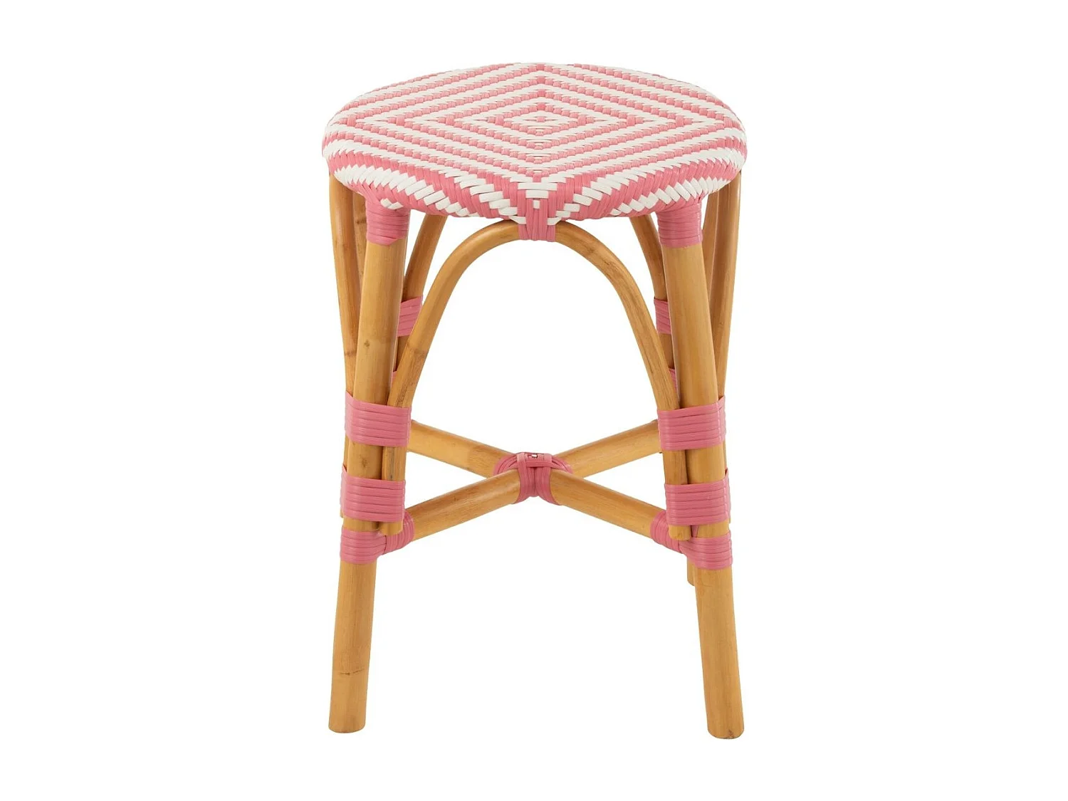 Tabourets parisiens avec assise tressée (lot de 2) - MONTMARTRE