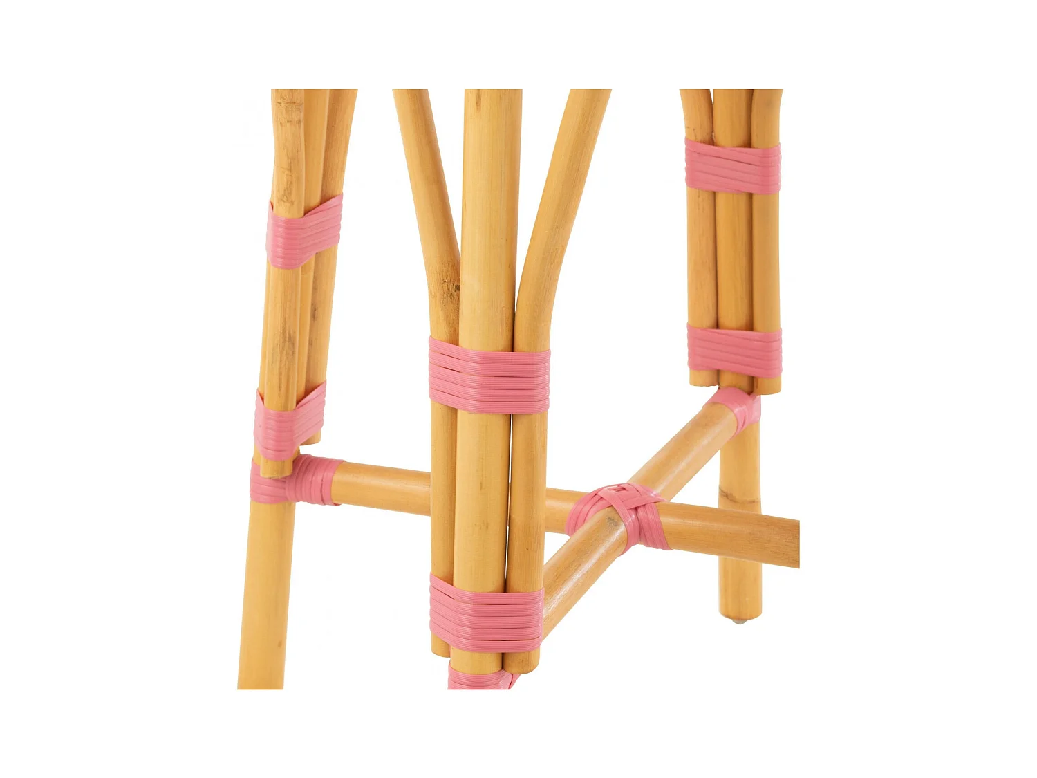 Tabourets de bar parisiens assise tressée (lot de 2) - MONTMARTRE