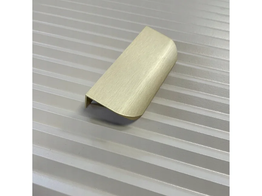 Kaszmirowy Zestaw Łazienkowy 60cm Szafka Blat Słupek Ryflowane Fronty