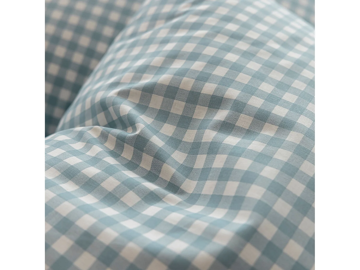 Parure de lit Vichy 140x200 Bleu