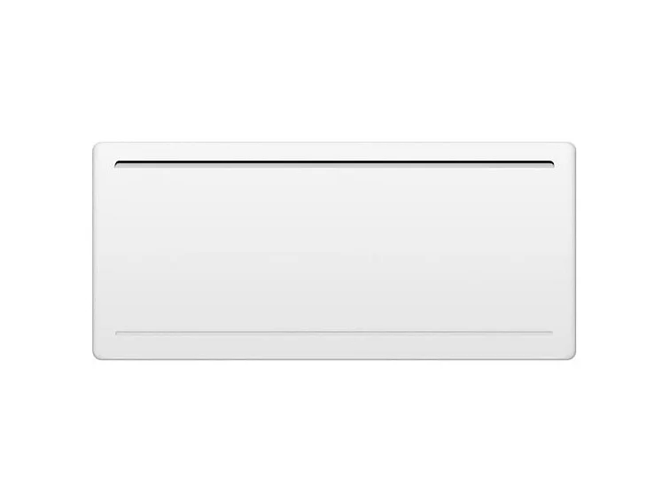 Vaste elektrische radiator met keramische droge inertie 2000W OCEANIC Rubis - Gebogen design - Wit