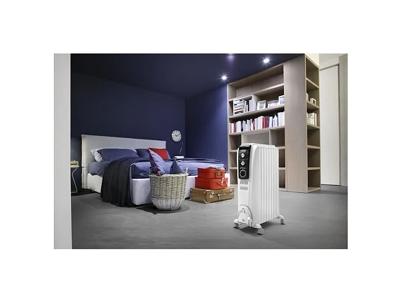 Ölradiator Dragon4 2000W Weiß - Kamineffekt - Real Energy Technologie