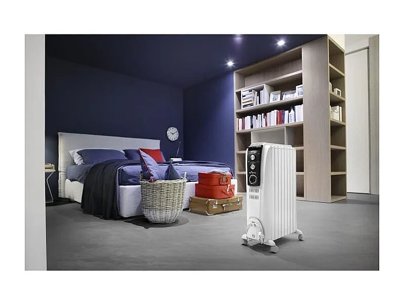 RADIATEUR BAIN D'HUILE - Dragon 4 - 2000 W - 8 éléments - Blanc DELONGHI - TRD40820