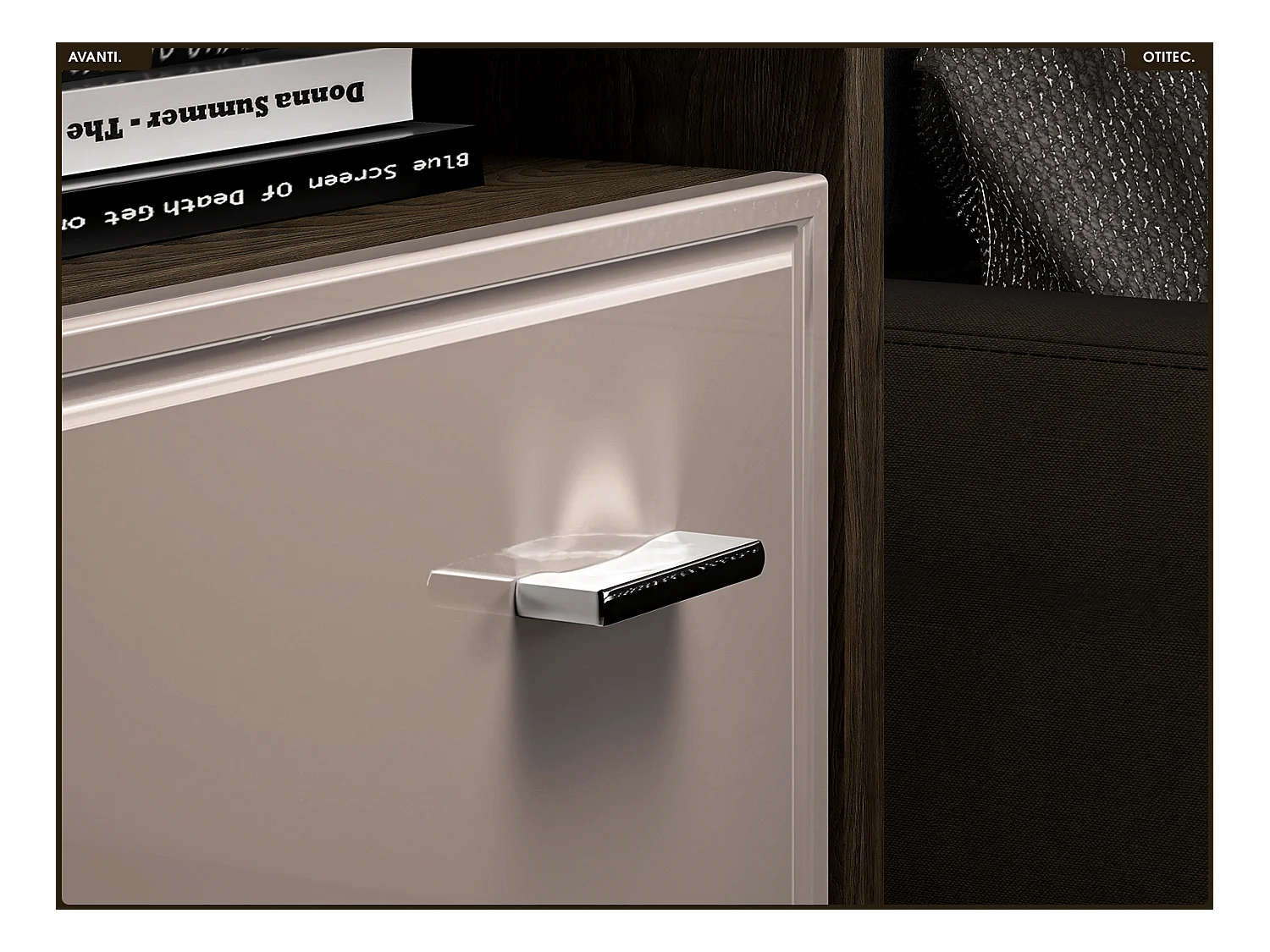 Table de chevet - L.92 x H.78 x P.40 cm - AVANTI