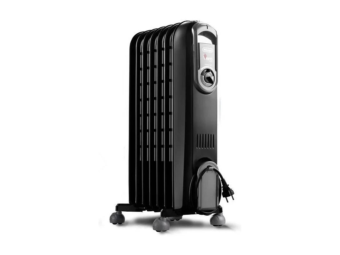 Delonghi Radiateur à bain d'huile 1500w noir - V550715.BG