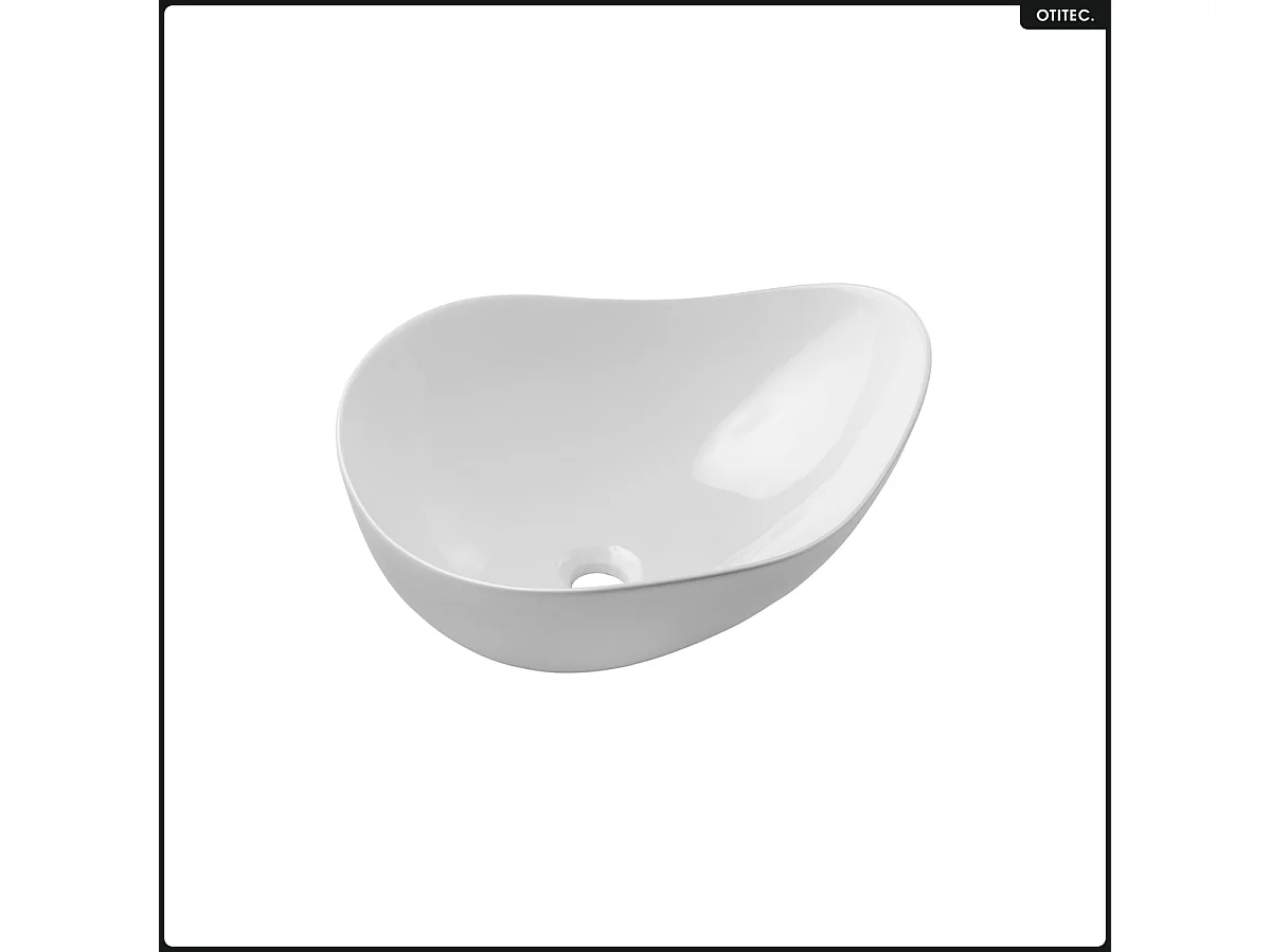 Ensemble de meubles sous vasque - 80 cm - avec Plan - Vasque - OLIVE - Chêne