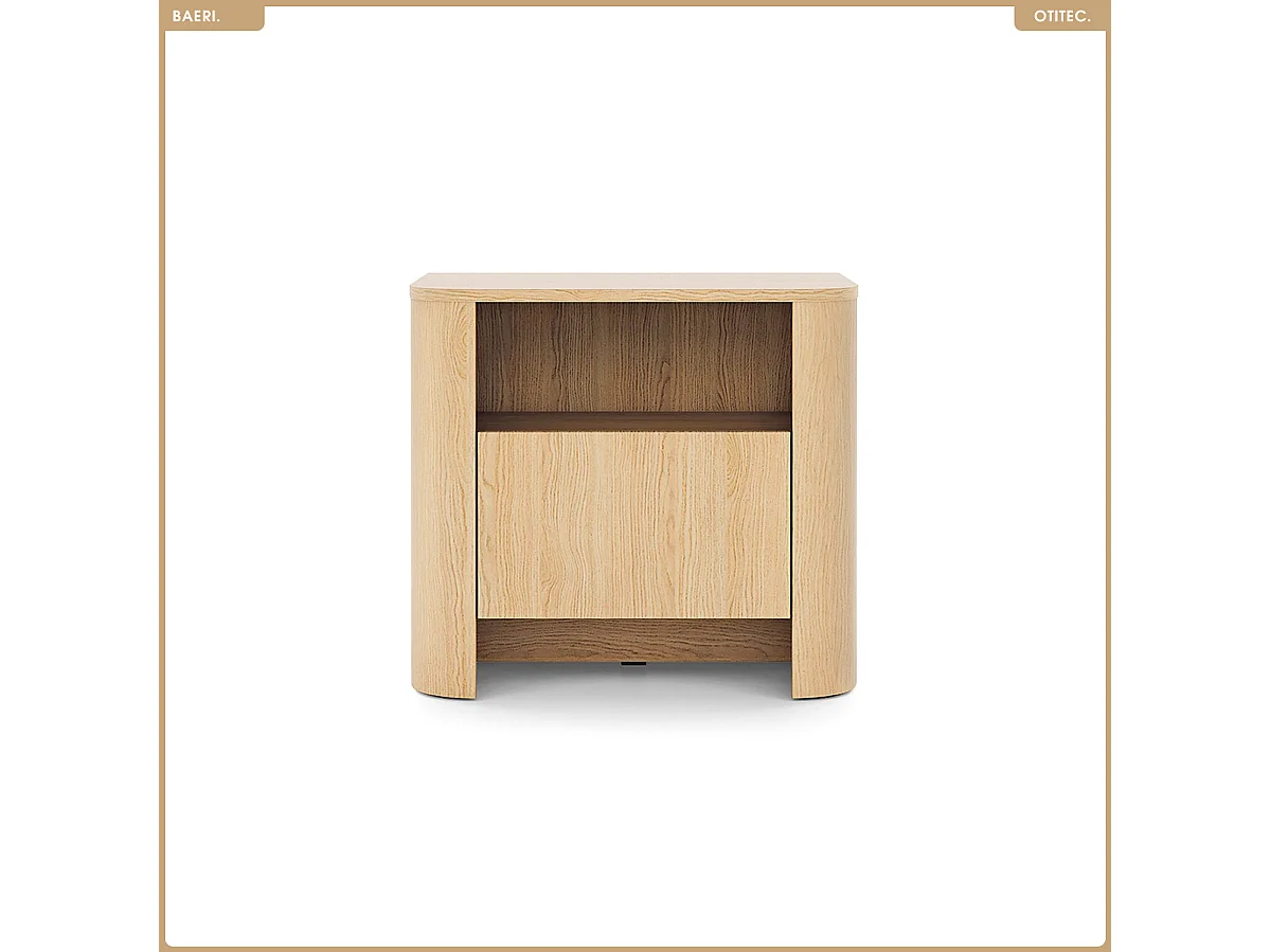 Table de chevet - L.58 x H.52 x P.39 cm - BAERI