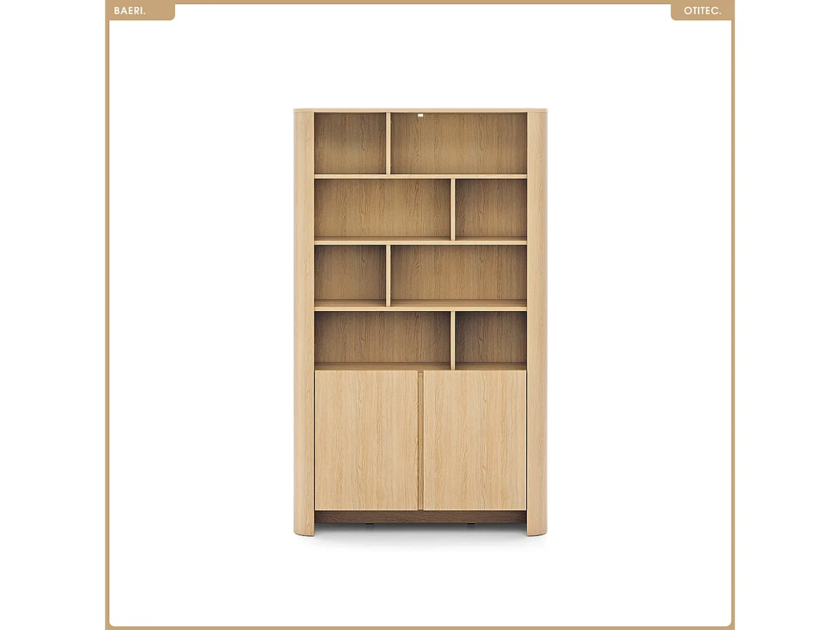 Bibliothèque - L.103 x H.170 x P.39 cm - BAERI