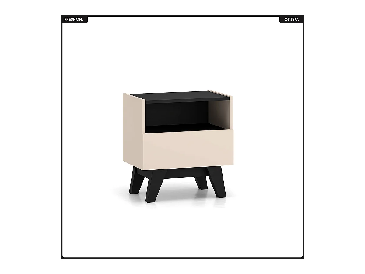 Table de chevet - L.50 x H.53 x P.34 cm - FRESHON