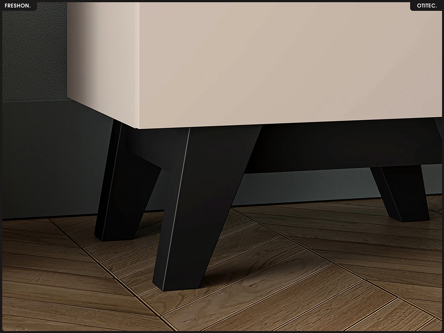 Table de chevet - L.50 x H.53 x P.34 cm - FRESHON