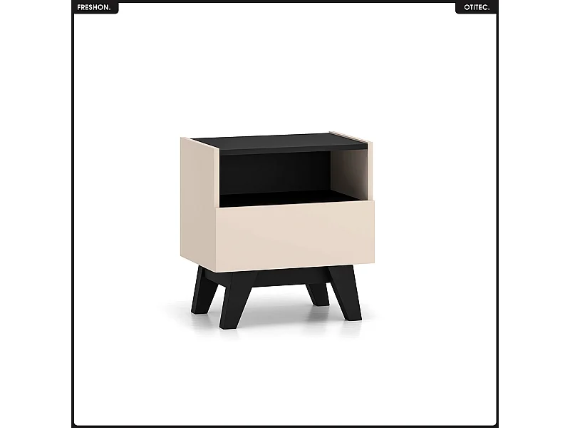 Table de chevet - L.50 x H.53 x P.34 cm - FRESHON