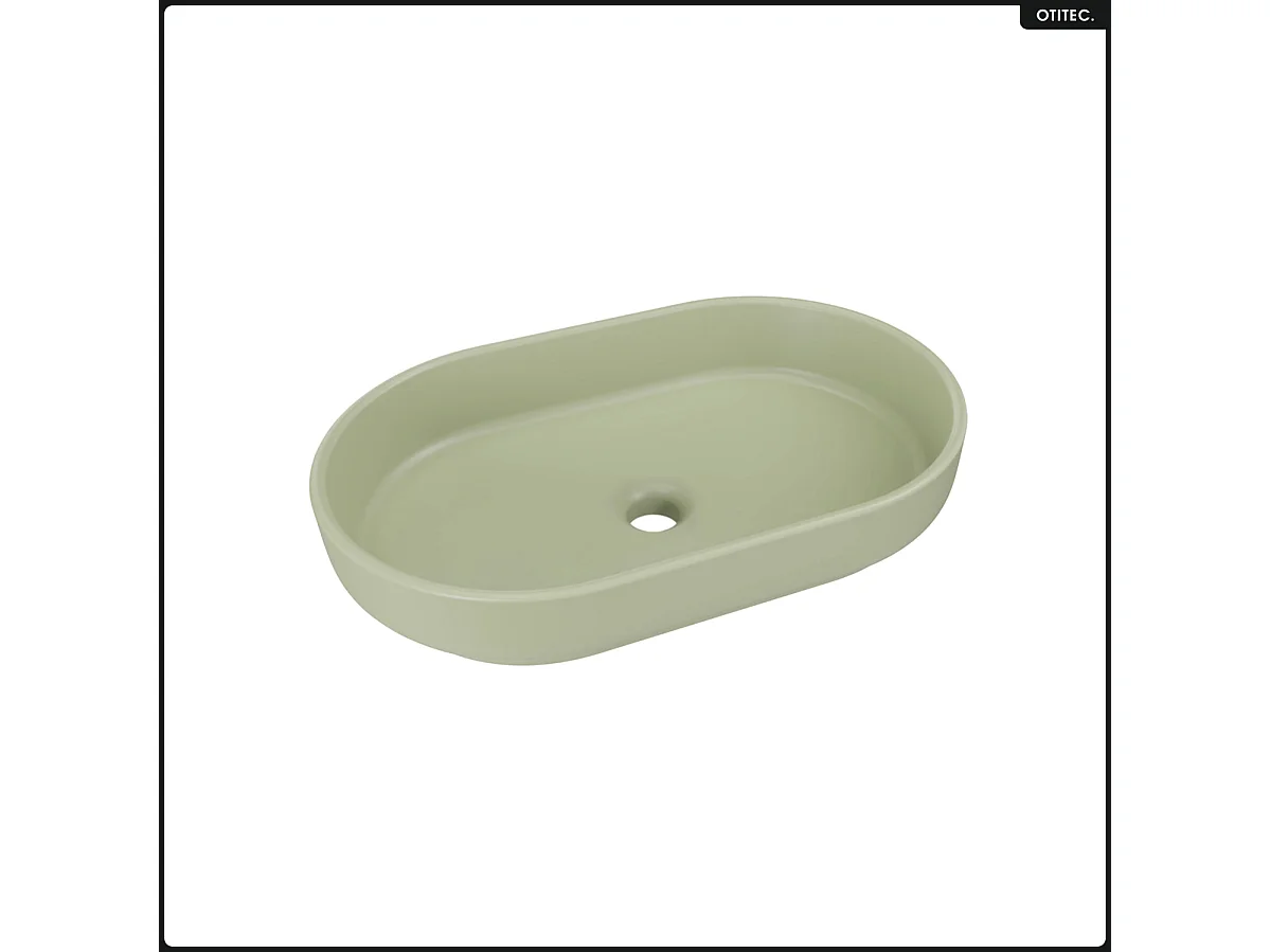 Ensemble de meubles sous vasque - 80 cm - avec Plan - Vasque - Colonne - OLIVE - Chêne