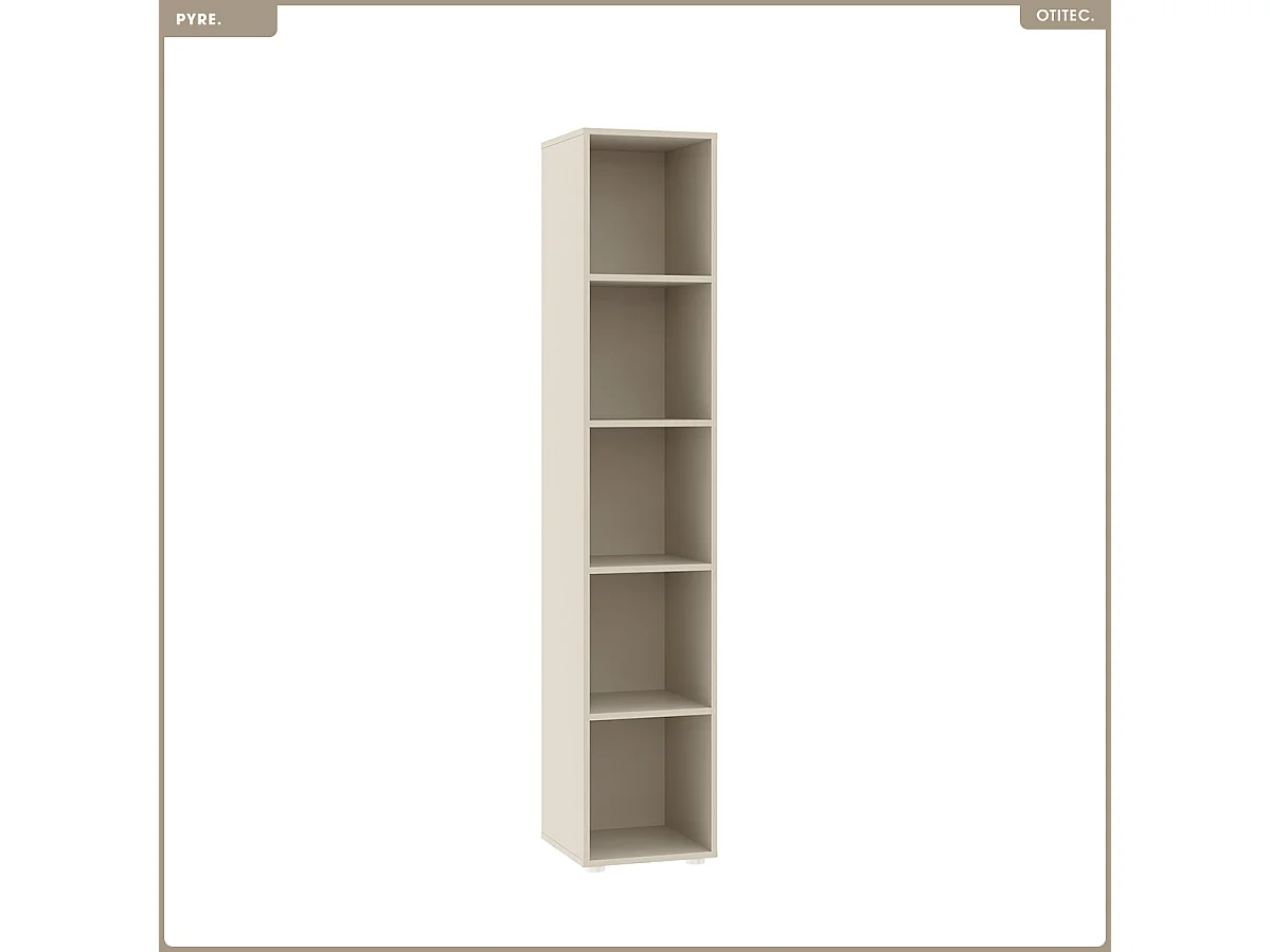 Bibliothèque - H.184 x L.35 x P.40 - PYRE - CACHEMIRE