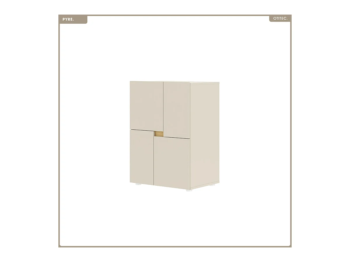 Commode - H.84 x L.60 x P.42 - PYRE - CACHEMIRE