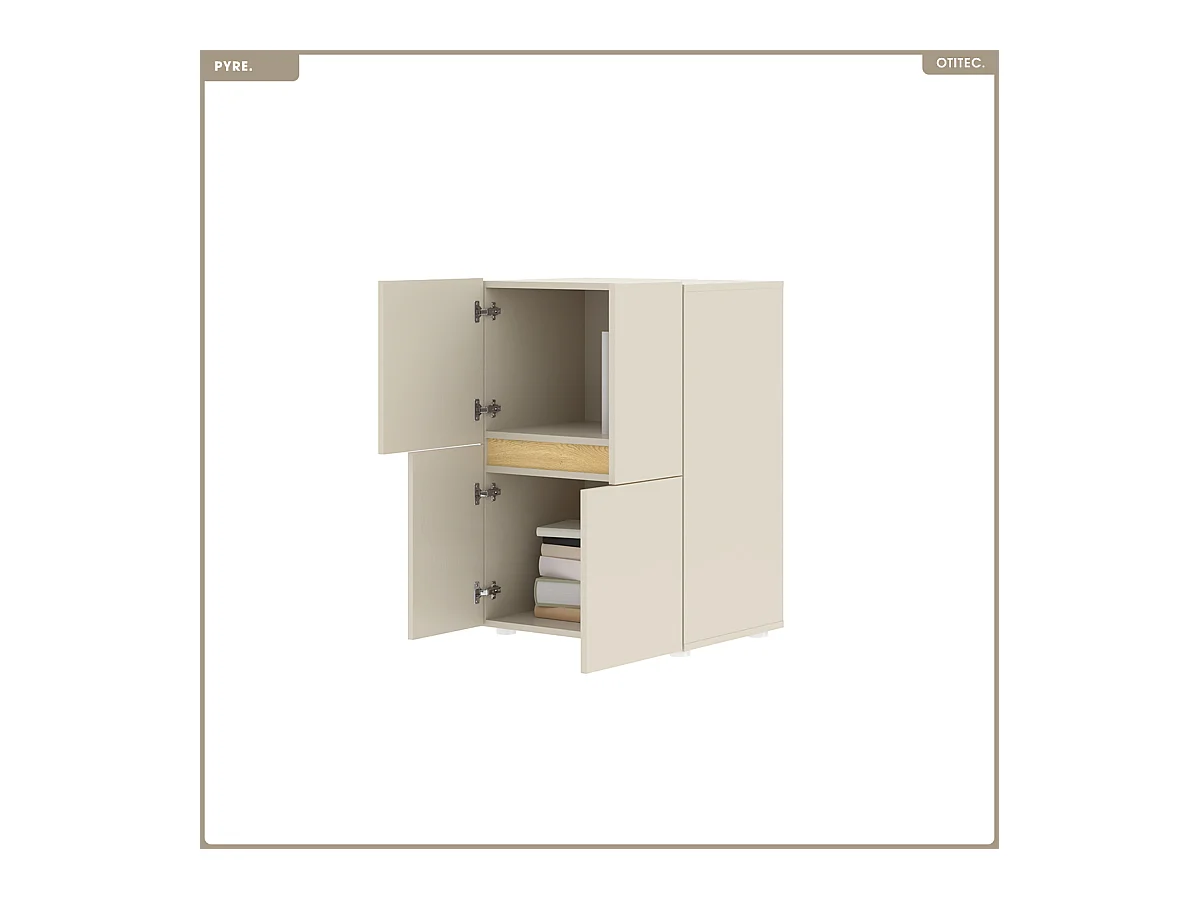 Commode - H.84 x L.60 x P.42 - PYRE - CACHEMIRE