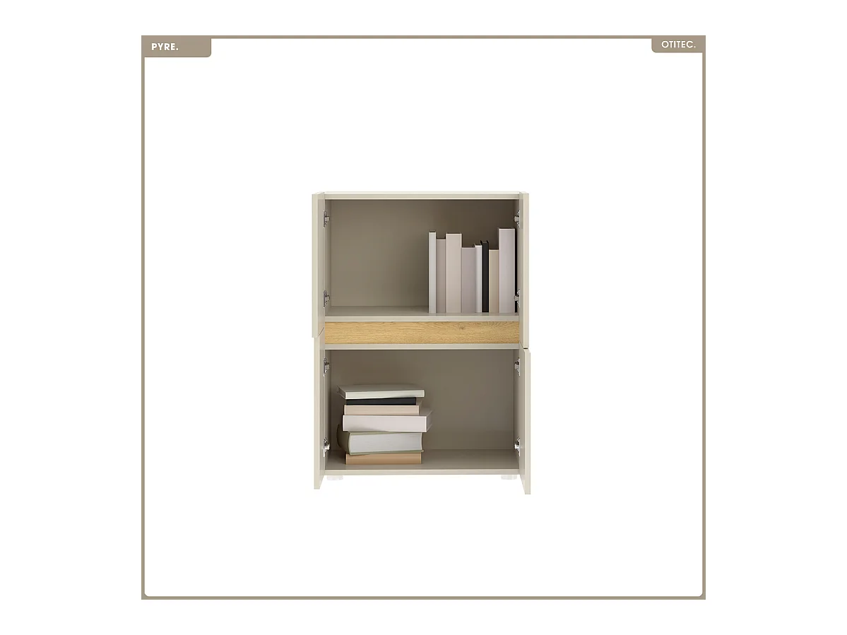 Commode - H.84 x L.60 x P.42 - PYRE - CACHEMIRE