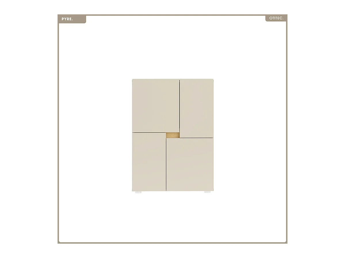 Commode - H.84 x L.60 x P.42 - PYRE - CACHEMIRE