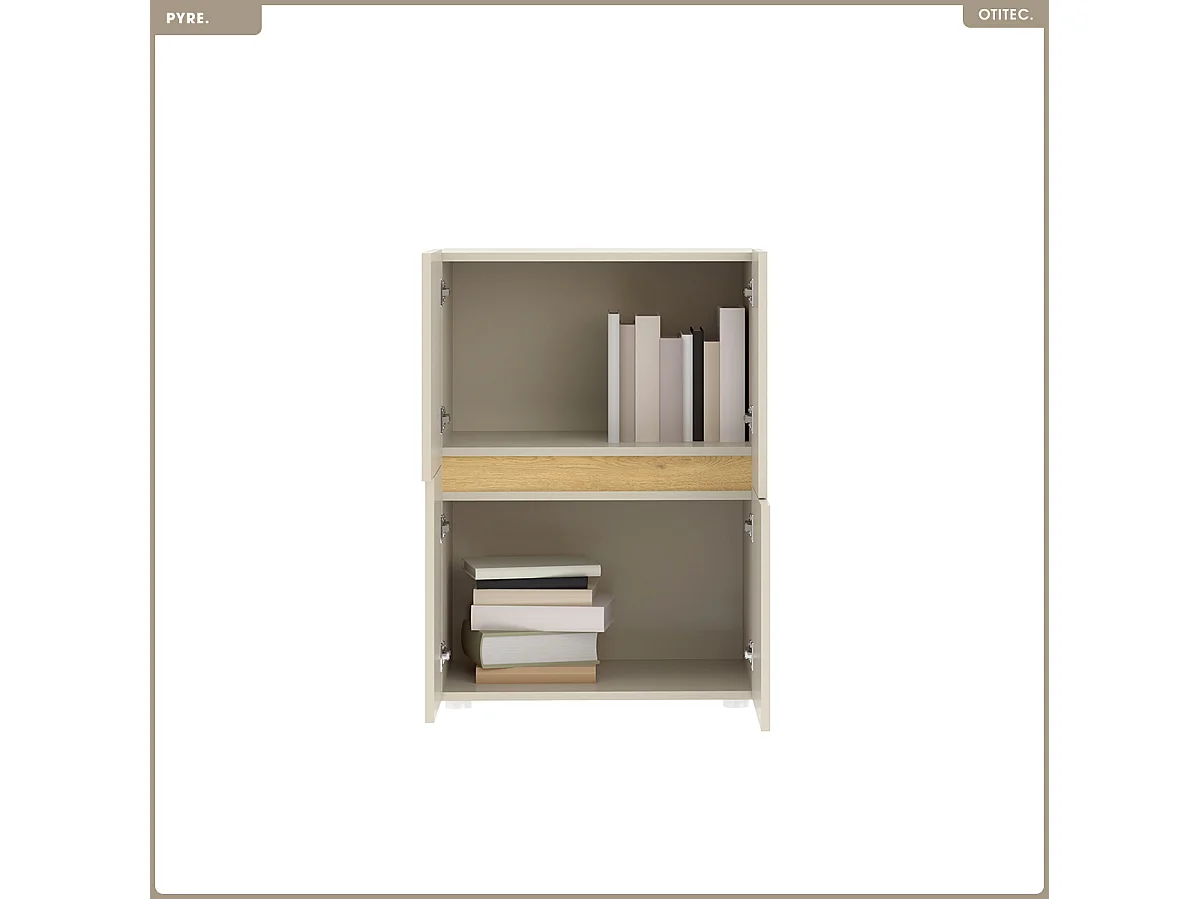 Commode - H.84 x L.60 x P.42 - PYRE - CACHEMIRE