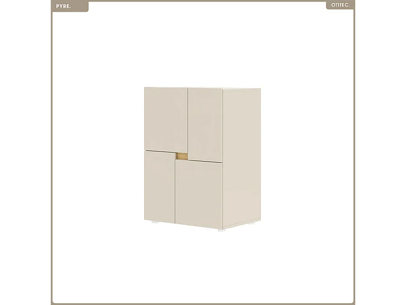 Commode - H.84 x L.60 x P.42 - PYRE - CACHEMIRE