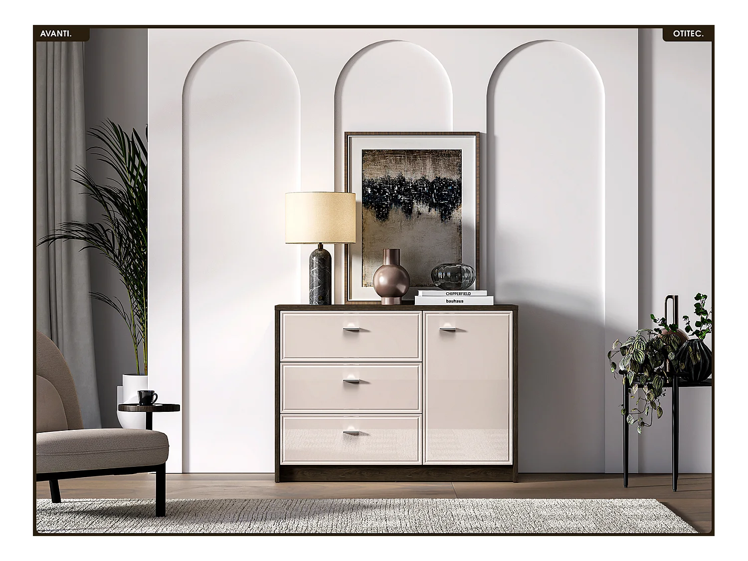 Commode - L.117 x H.85 x P.40 cm - AVANTI